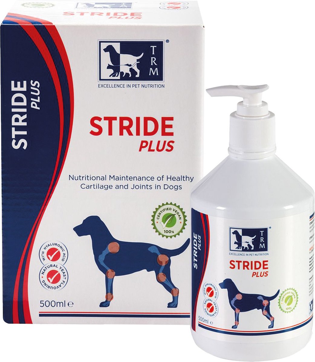 Trm stride plus - hundeledstilskud - glucosamin - 500 ml