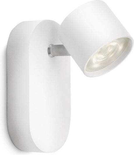 Philips led philips star opbouwspot - 1-lichts - wit