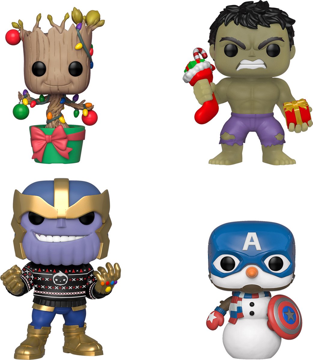 Funko pop marvel: ferie 4-pak
