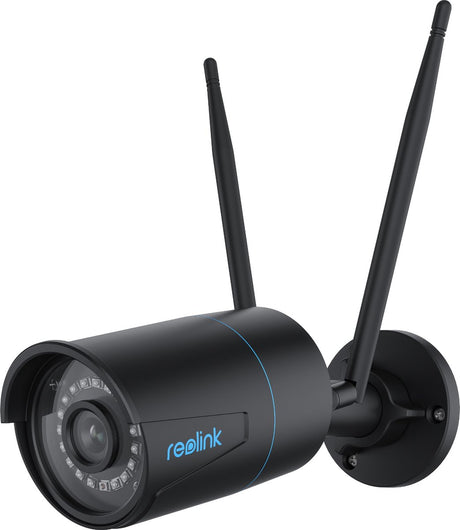 Reolink W320-B - 5 MP udendørs sikkerhedskamera, 2,4 5 GHz WiFi, registrering af mennesker, køretøjer, dyr, 30 meter nattesyn