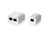 Udstyr 235212 overflademonteret boks 2-port kat.6 uskærmet, hvid