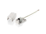 Udstyr 125121 overflademonteret keystone boks til 1 keystone jack, hvid