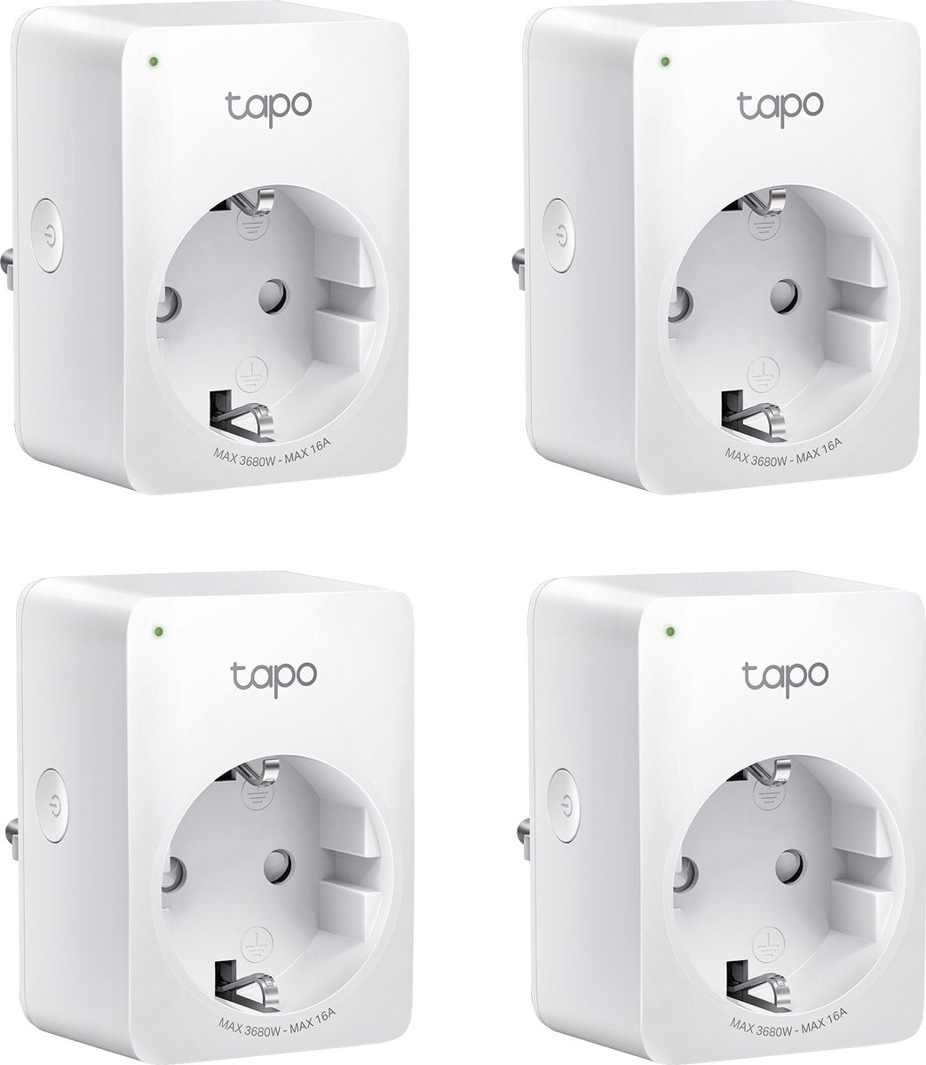 Tp-link tapo p110 - smart stik - smart stik - 4 stk - WiFi-stik - energiovervågning
