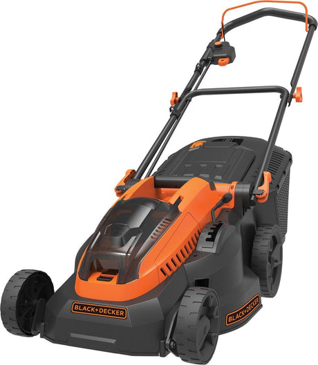 Black+decker plæneklipper 36v 2x 2,5ah lithium-ion 38cm klippebredde til græsplæner op til 600m² - clm3825l2-qw