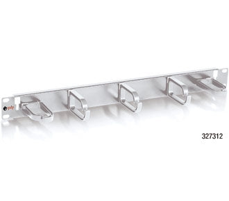 Udstyr 32731207201 19 rackmonteret kabelstyringspanel, lysegrå (ral 7035), metal