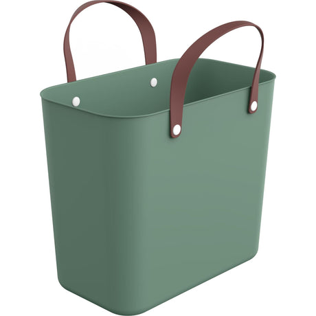 Rotho style multibag indkøbstaske 25 liter mistelten grøn