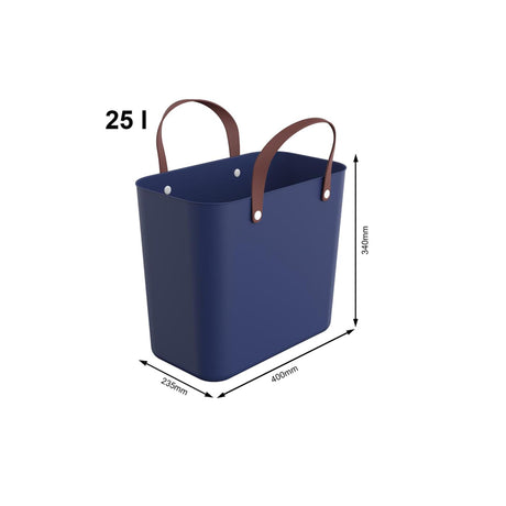 Rotho style multibag indkøbstaske 25 liter iris midnatsblå