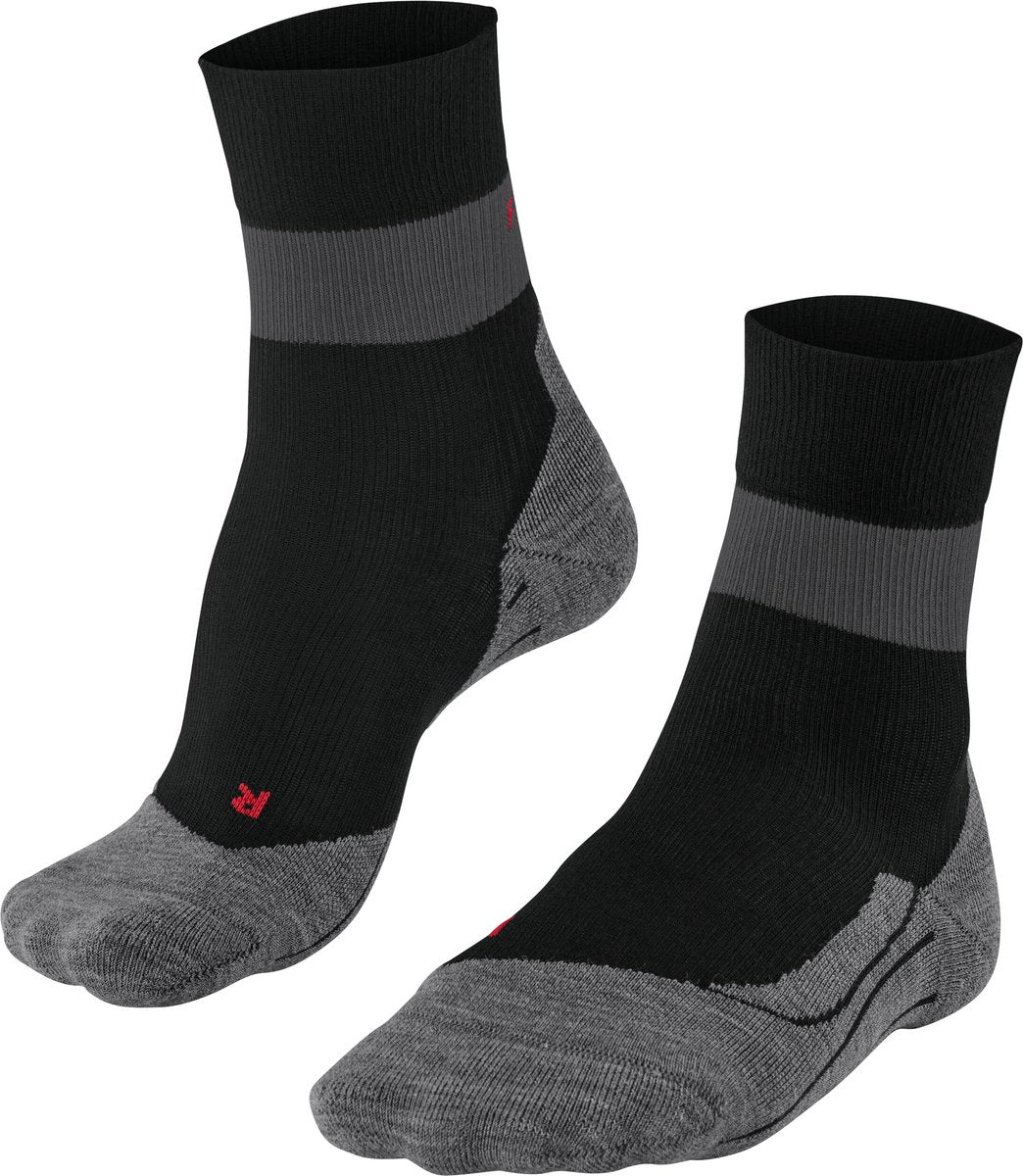 Falke ru stabiliserende med kompression lyocell funktionelt materiale løbestrømper herre sorte - str. 39-41