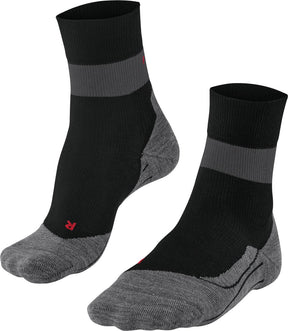Falke ru stabiliserende med kompression lyocell funktionelt materiale løbestrømper herre sorte - str. 39-41