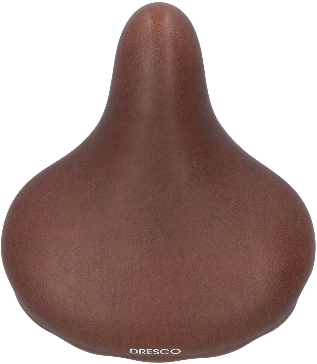 Dresco Urban XL Bicycle Saddle 90 ° Siddende område Brun