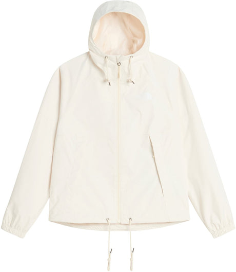 The north face w antora rain hoodie dames outdoorjas - white dune l