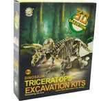 Aro udskærer dinosaurskelet triceratops 23cm