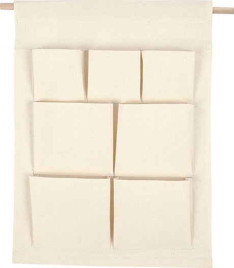 Kreativ virksomhed https: www.cchobby.nl hanging-organiser-h-46-cm-w-34-cm-light-natural-1-piece