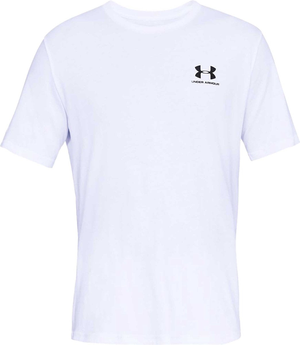 Under Armour UA M Sportstyle LC SS-WHT herre sportstrøje - hvid - sort