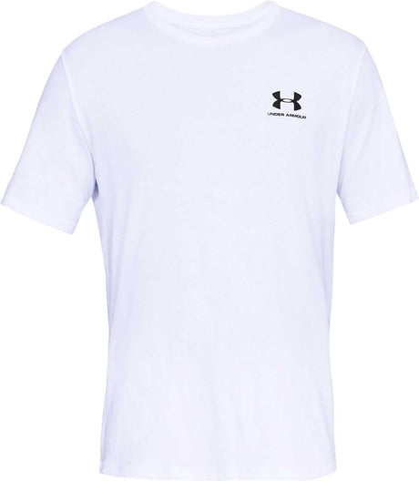 Under Armour UA M Sportstyle LC SS-WHT herre sportstrøje - hvid - sort