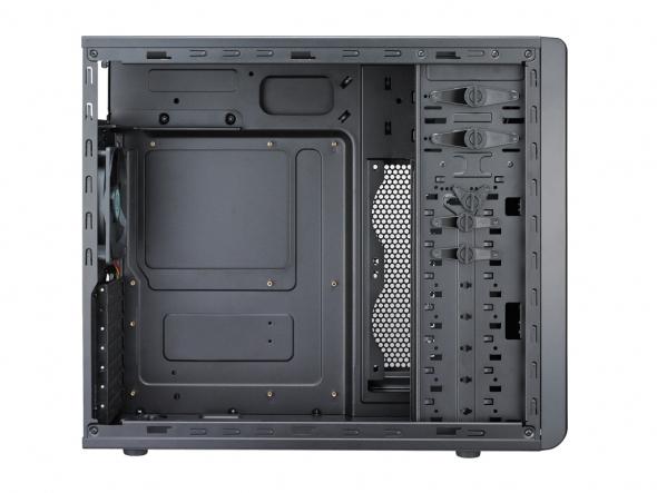 Cooler master for-500-kkn1 cm force 500 [atx 5,25x2 3,5x8 pcix10 blæsere x2 sort]