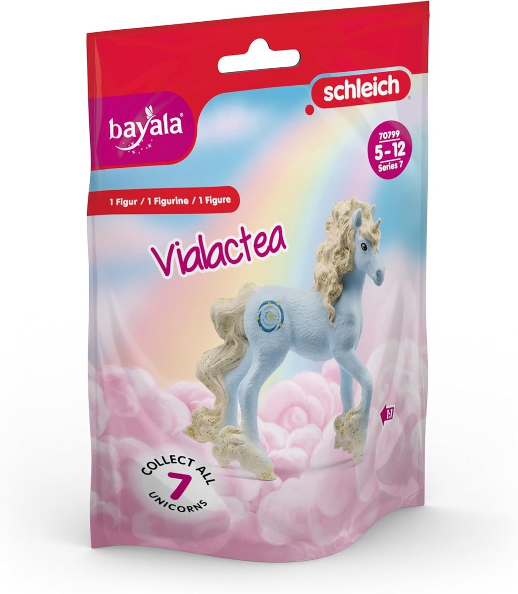 Schleich bayala samlerobjekt enhjørning vialactea - legetøj enhjørning figur.