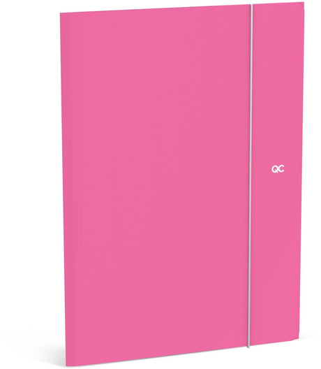Qc pastel neon elastomap a4 - neon roze