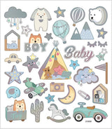 Creativ Company klistermærker baby dreng, 1 ark