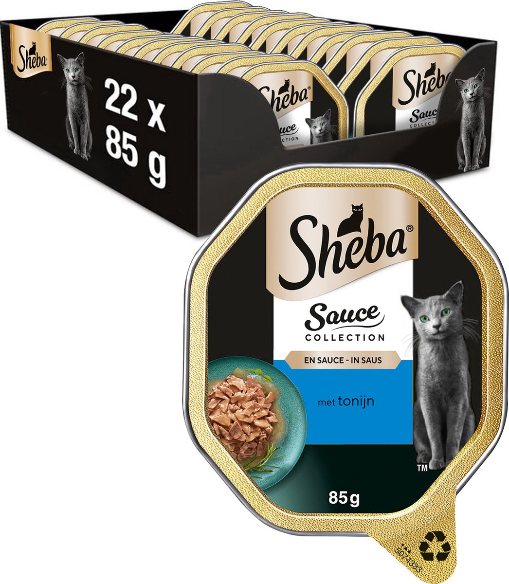 Sheba kattefoder - saucesamling - tun - baljer - 22x85g