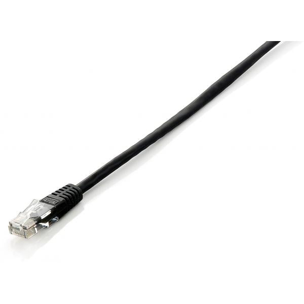 Udstyr 625457 patchkabel, utp cat6 26awg 250mhz, 0,5m, sort
