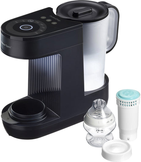 Tommee tippee perfekt forberedelsesenhed - sutteflaskemaskine til flaskefodring - antibakterielt vandfilter - app-understøttelse