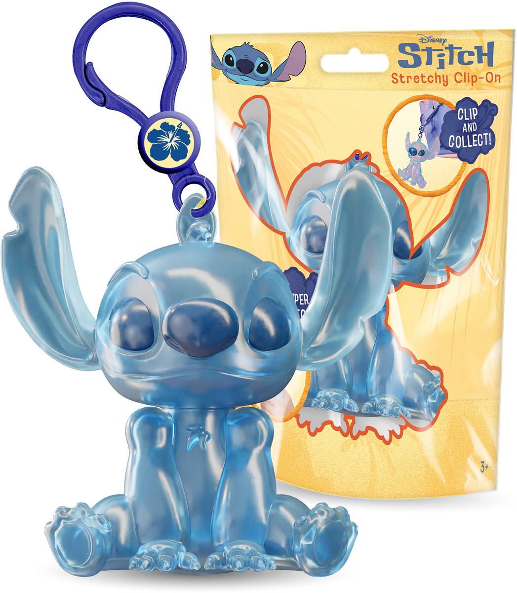 Eolo disney stitch - elastisk, klembar nøglering