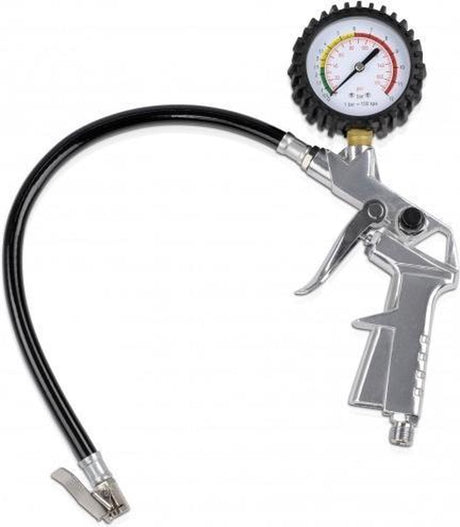 Powerplus powair0100 pneumatisch bandenvulpistool - max. druk: 6bar - incl. manometer