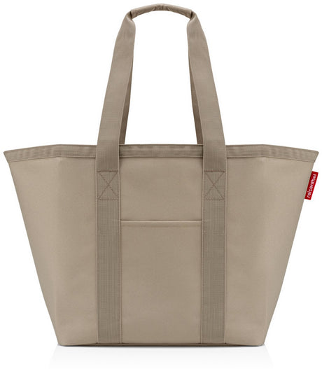 Reisenthel marketshopper indkøbspose - med rum - 17 l - taupe