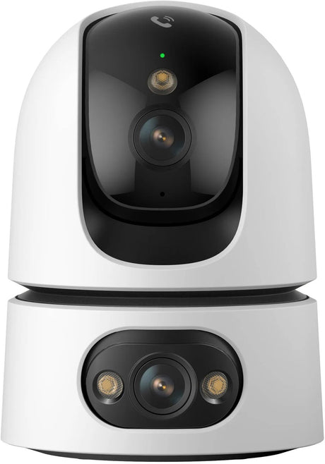 Imou ranger dual pro 6mp - ip camera binnen – dual-lens beveiligingscamera met pan tilt, 360° zicht, ai mens- huisdierdetectie, smart tracking, full-color nachtzicht, 2-weg audio, dual-band wi-fi (2.4 5 ghz)