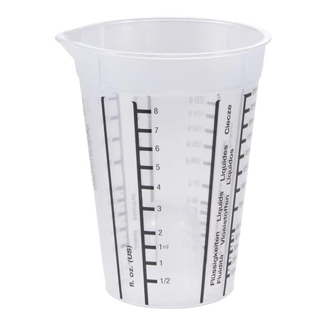 Keeper plastic measuring cup 0.25l ã˜8.5x11.5cm transparent