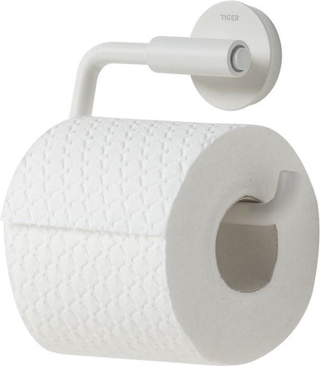 Tiger urban - toiletrulleholder uden klap - toiletrulleholder - uden boring - boring eller limning - hvid