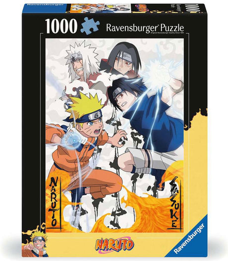 Ravensburger puslespil naruto vs sasuke 1000 brikker anime puslespil.
