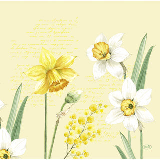 Duni servietter spring påskelilje 12 stk 40 x 40 cm | 12 stk