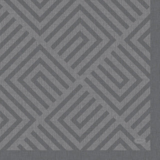 Duni servietter mosaik granitgrå 33x33 cm | 12 stk
