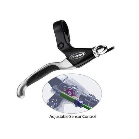 Tektro EL550FR-RS Brake Handle Set M Exit Switch SW Satin