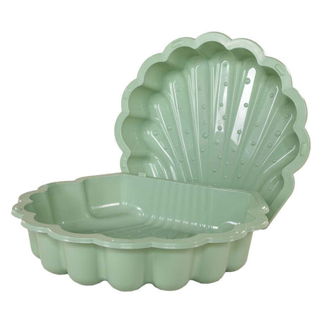 Zand- en waterschelp groen pastel - 2dlg.