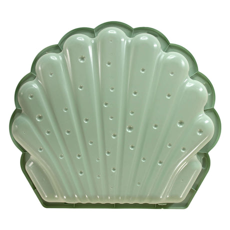 Zand- en waterschelp groen pastel - 2dlg.