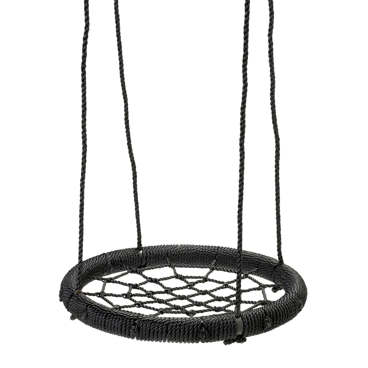 Svingende svingende rede sving sort, 60 cm
