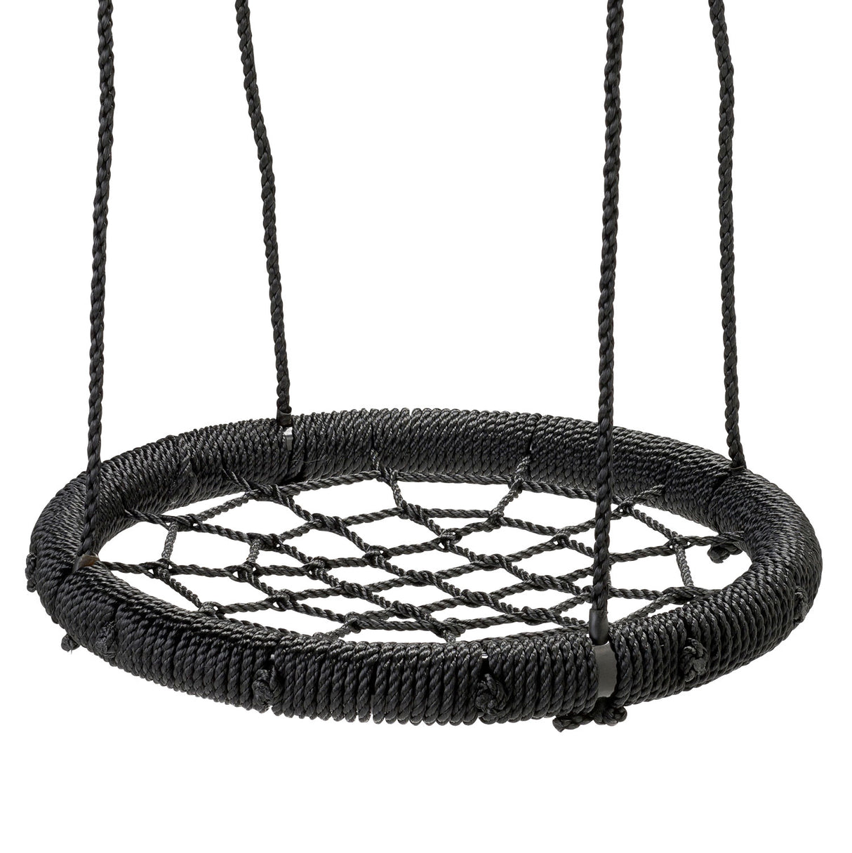 Svingende svingende rede sving sort, 60 cm
