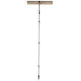 Svingende klatringtop med 2 ringe, 190 cm