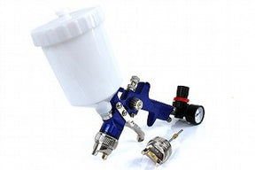 Silver verfpistool met manometer 1,4mm h-827