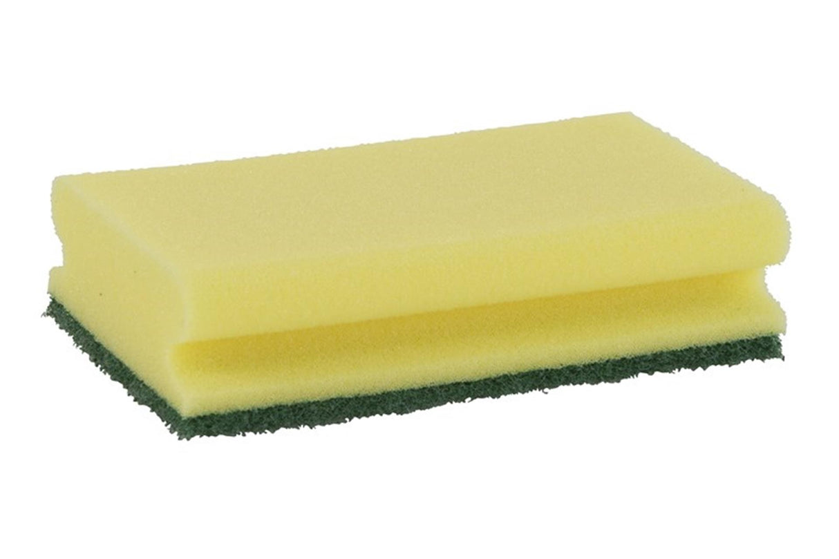 Luva skuresvamp jumbo med håndtag ekstra stort ca. 165x80x47 mm sæt med 5 stk