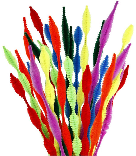 Creativ virksomhed https: www.cchobby.nl chenille-waved-l-30-cm-thickness-5-12-mm-diverse-colours-28-div-1-box