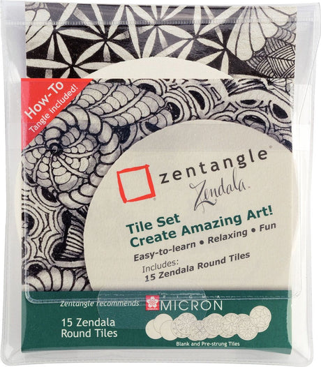 Sakura zentangle zendela sæt flisesæt