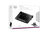 Cooler master r9-nbc-u3pk-gp notepal u3 plus bærbar kølepude [sort]
