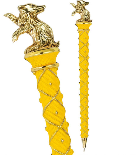 Den ædle kollektion hufflepuff pen - sølv forgyldt