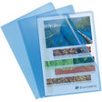 L-folder hetzel 56112e blå PVC a4