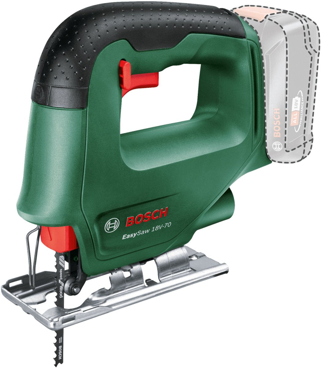 Bosch letsav 18v-70 stiksav - uden 18v batteri og oplader