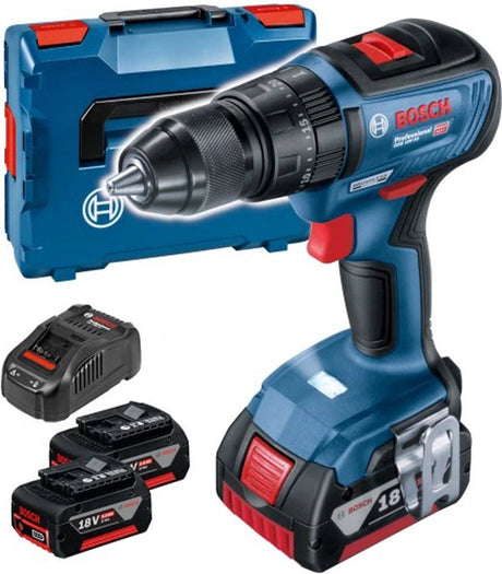 Bosch blauw - gsb 18v-50 - klopboor- schroefmachine - krachtig en draadloos